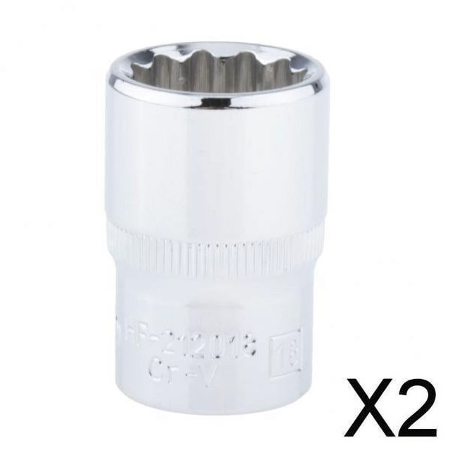 Conector métrico de 12 puntos,Juego de dados de 12 puntos 2 piezas