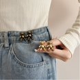 thumbnail image 3 of 2 Pzs Pantalones Ajustables En Forma De Oso Hebilla Extensor Jeans Botón, 3 of 4
