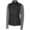 thumbnail image 2 of Women's Cutter & Buck  Black Idaho State Bengals  DryTec Stealth Hybrid Quilted Full-Zip Windbreaker Jacket, 2 of 3