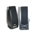 Inland Pro Sound 2000 2Piece Black Wired Computer Speaker