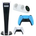 thumbnail image 1 of Sony PlayStation 5 Digital Console with Extra Blue Dualsense Controller and Dual Charging Dock, 1 of 1