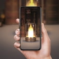 thumbnail image 4 of WIFKLSIIPG Cordless Small Candle Table Lamp Dimmable Night Light Color Changing Rechargeable Battery Powered Lighting for Living Room Dining Room Bedroom Bar Night Light(Silver), 4 of 7