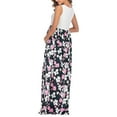 thumbnail image 4 of Robe d'Été gravida Imprimée Florale Robe de Maternité Sans Manches Longue Robe gravida Taille Haute Robe maxi pour Femmes Enceintes, 4 of 10