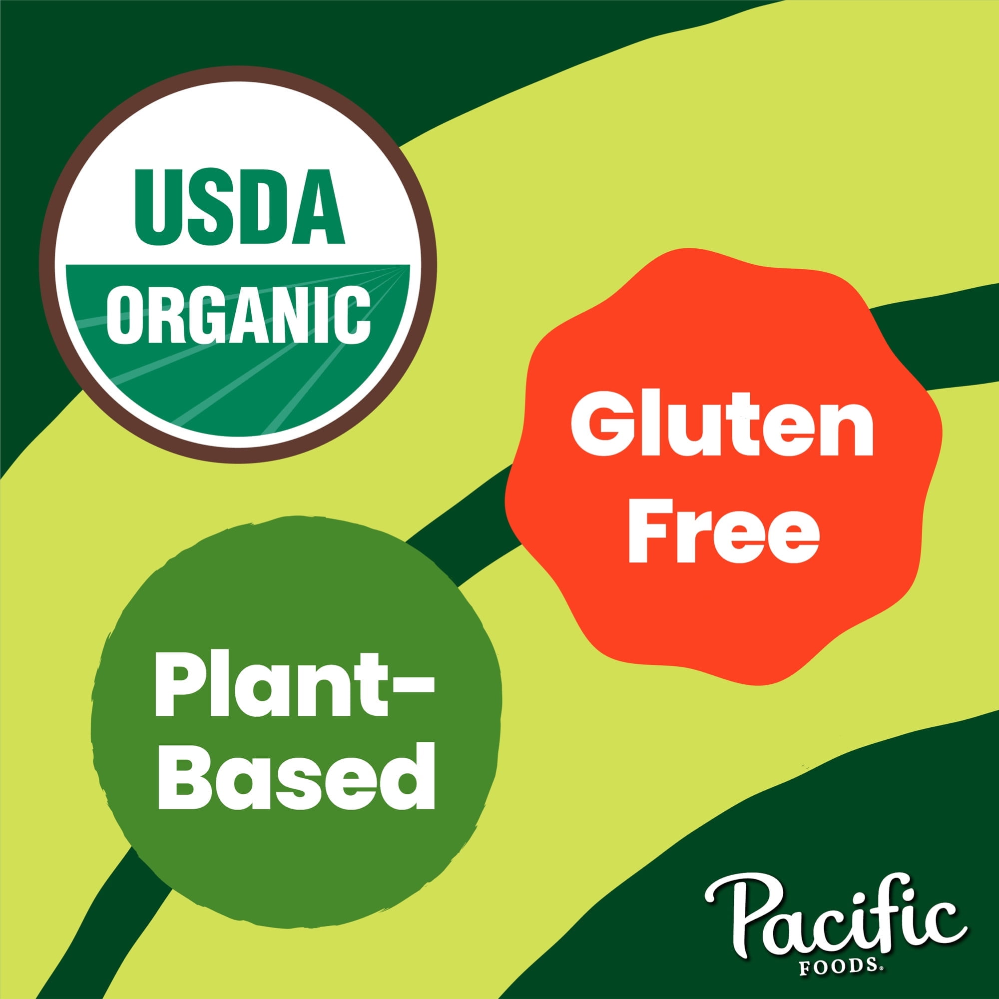 (3 pack) Pacific Foods Organic Hearty Vegetable Soup, Plant Based, 16.3 oz Can
