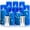 Blue-7, variant on Flameless Candles with Embedded Star String - Battery Operated LED Candles, with Remote,12 Blue Flickering Candles for Christmas, Weddings, Home Decor & Party,(D 2.3"×H 5" 6" 7")