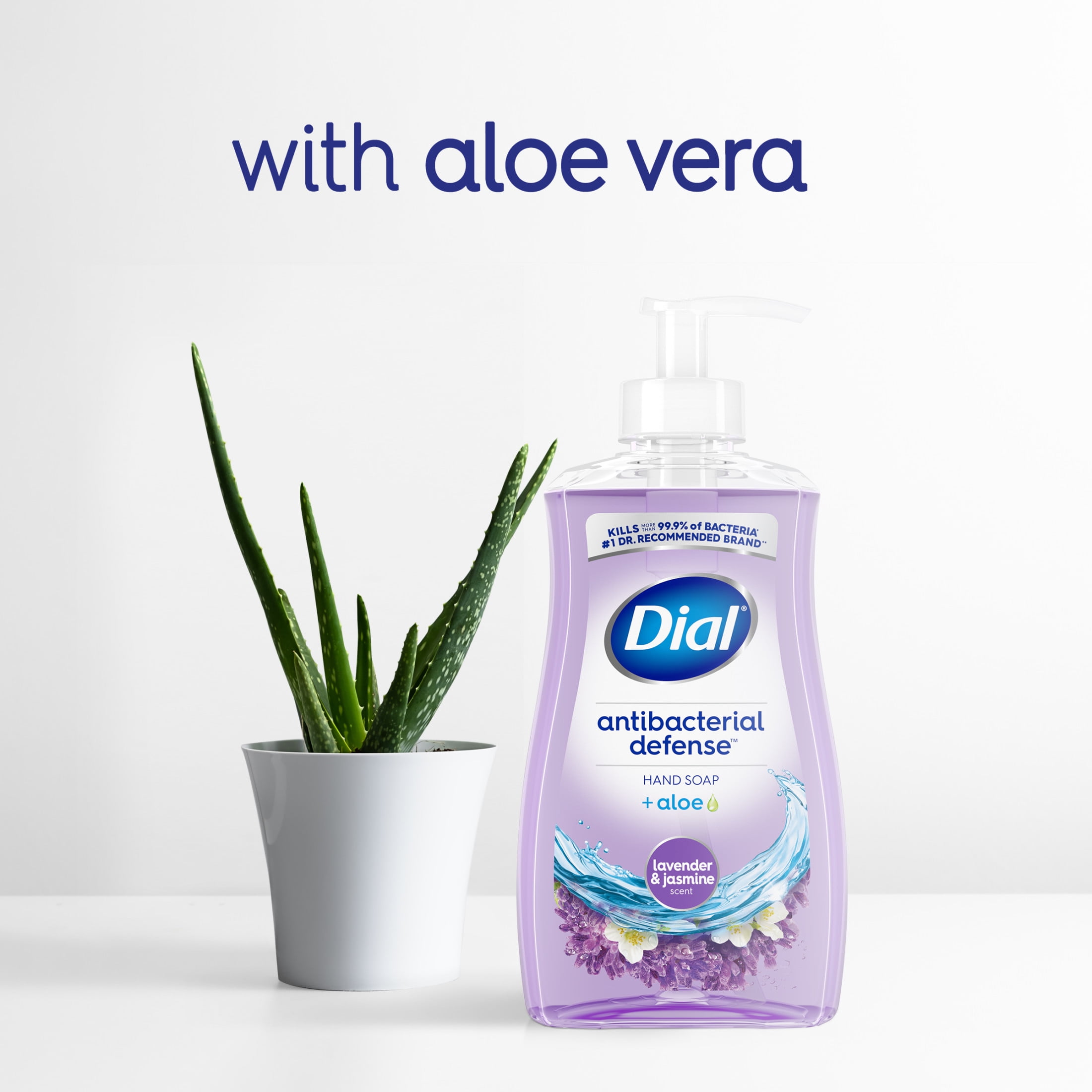 (2 pack) Dial Antibacterial Defense Lavender & Jasmine Liquid Hand Soap, 11 fl oz