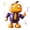 pumpkin, variant on Halloween Dancing Skeleton Robot Toy with Music & LED Eyes, Interactive Pumpkin Toy for Parties & Gifts, 5.7" x 8.7"