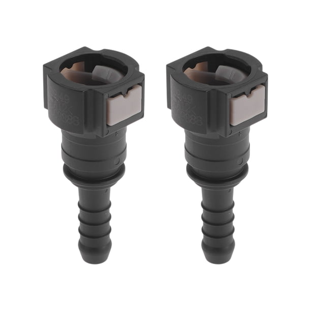 Conectores rápidos de línea de combustible de 5/16" para manguera de 3/8" con conector macho SAE, 2 piezas