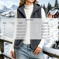 thumbnail image 6 of Auralook Women's Fleece Vest Outerwear Sleeveless Lightweight Button Hooded Jackets Warm Soft Vests with Pockets, 6 of 7