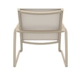 thumbnail image 4 of Compamia Pacific Club Arm Chair Taupe Frame Taupe Sling, 4 of 5
