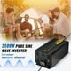 thumbnail image 2 of Inversor de energía de onda sinusoidal pura VEVOR 3500W DC12V a AC120V inversor LCD, 2 of 9