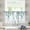 leaf LVR4066, variant on Sheer Curtains 45 inches Long, Plants Gradient Blue Leaves Farmhouse Style Linen Texture Light Filtering Sheer Window Curtains Rod Pocket Voile Drapes for Bedroom Living Room, 52"W x 45"L 2 Panels
