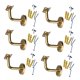 thumbnail image 2 of 6 soportes para barandilla de escalera, pasamanos fijos para escalera 6 cm x 8 cm, 2 of 9