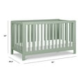 thumbnail image 6 of Carter's by daVinci Colby GROW 6-in-1 Convertible Bassinet to Crib, Light Sage, 6 of 9