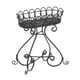 thumbnail image 5 of Estante de Metal en miniatura para niños, adorno de soporte, juguete para juego de imitación, Escena de jardín en miniatura, Mini macetero, estante Negro, 5 of 8