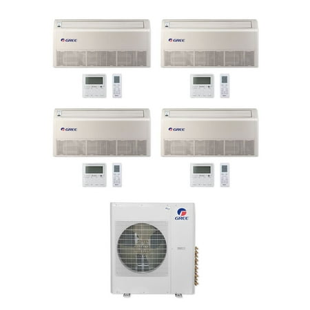 

Gree 36 000 BTU Multi21+ Quad-Zone Floor/Ceiling Mini Split Air Conditioner Heat Pump 208/230V SEER 21 (9-12-12-12)