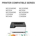 Premium Toner Cartridge 4Pack for Lexmark MC3224i C3224dw MC3426