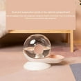 thumbnail image 1 of Automatic Pet Water Fountain Feeder Drinking Transparent Plastic Dispensing Device Dispenser Washable Feeding Dust-proof Drinker Bowl Container Large Capacity Pink, 1 of 9