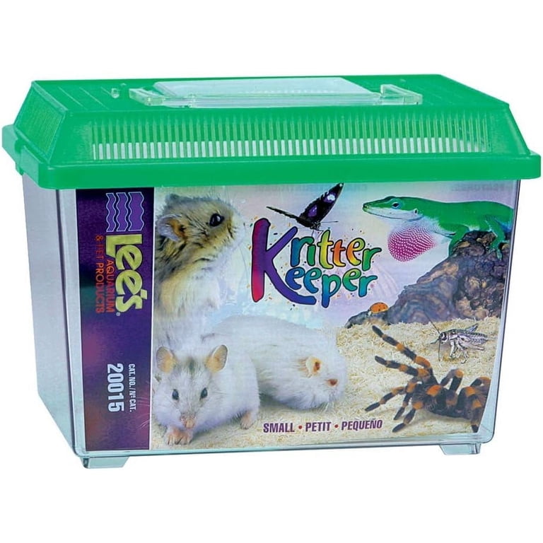 Lee's Kritter Keeper Rectangle with Lid, Small Size - Walmart.com