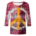 thumbnail image 3 of Women High Neck Knit Sweater Long Sleeve Boho Style Pullover Casual Autumn Winter Top, 3 of 4