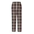 thumbnail image 5 of Homeyce Mens Fleece Pajama Pants Plaid Adjustable Drawstring Sleepwear with Pockets Fluffy Soft Warm Relaxed Fit Sleep Pant Flannel Fleece Pj Bottoms,Red M, 5 of 7