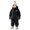 Black, variant on ATOGUTA Boy's Snowsuit Winter Clothes Suit Hooded Jumpsuit Romper Warm Fleece Coat Outwear Overcoat Khaki