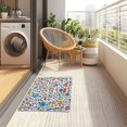 thumbnail image 4 of Yayeee Doormat for Inside 20"x32" Absorbent Low-Profile Washable Non-Slip Rubber Backed Entryway Rug, Doodle Pattern, 4 of 8