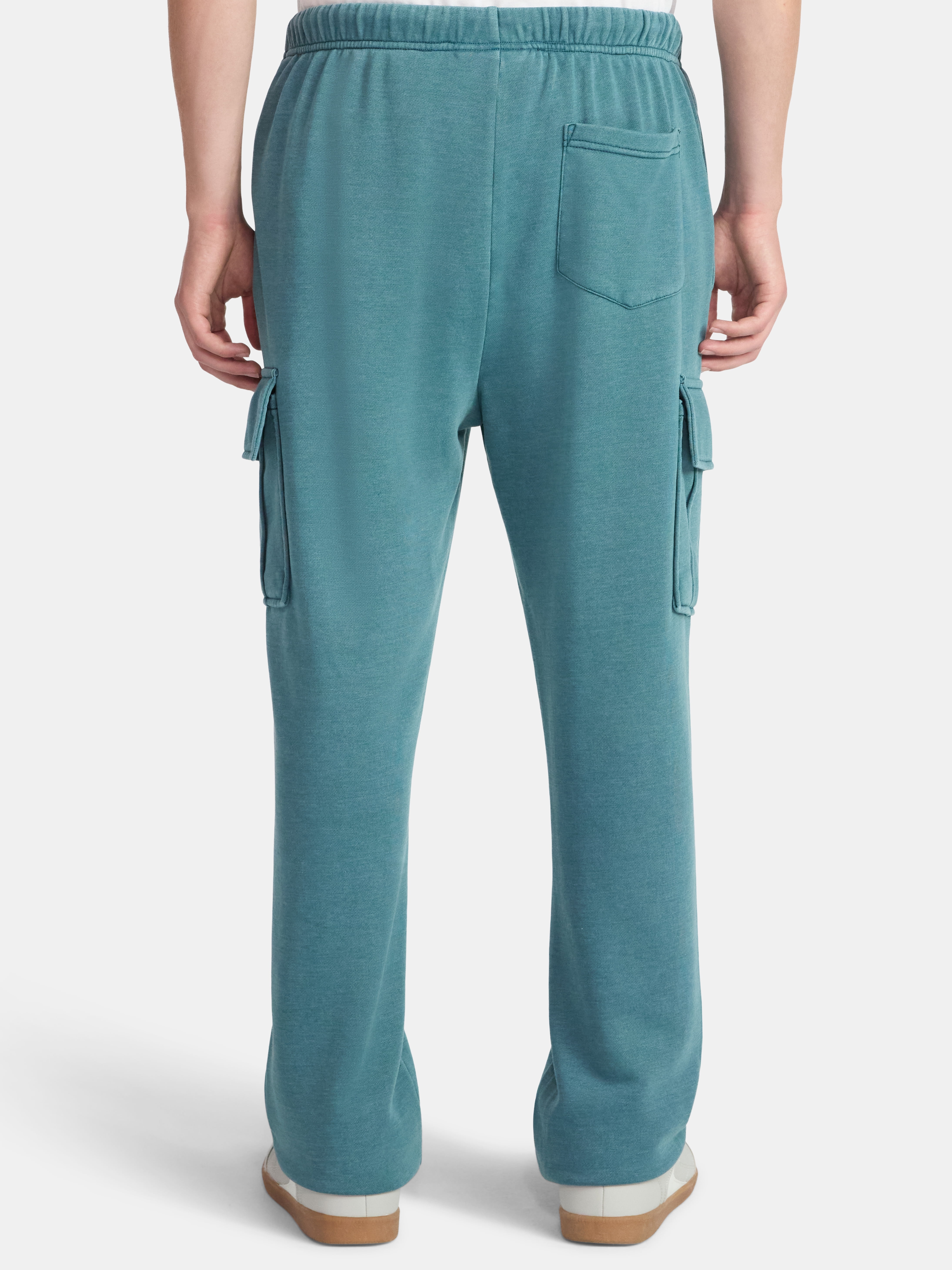 No Boundaries Fleece Cargo Jogger Pants, 30'' Inseam, Men's & Big Men's
