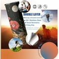 thumbnail image 3 of 20oz Flowers Skeleton Moon Garden Ghost Tumbler Stainless Steel Halloween Cup Mushroom Skull Floral Vacuum Insulated Travel Coffee Mug with Splash-Proof Lid Metal Straw, 3 of 6