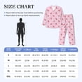 thumbnail image 4 of Pofeuu Floral Strawberr Print Men's Long Sleeve Pajama Set Pijamas Para Hombres Pijamas Para Hombres Mens Pajamas Set-Medium, 4 of 7