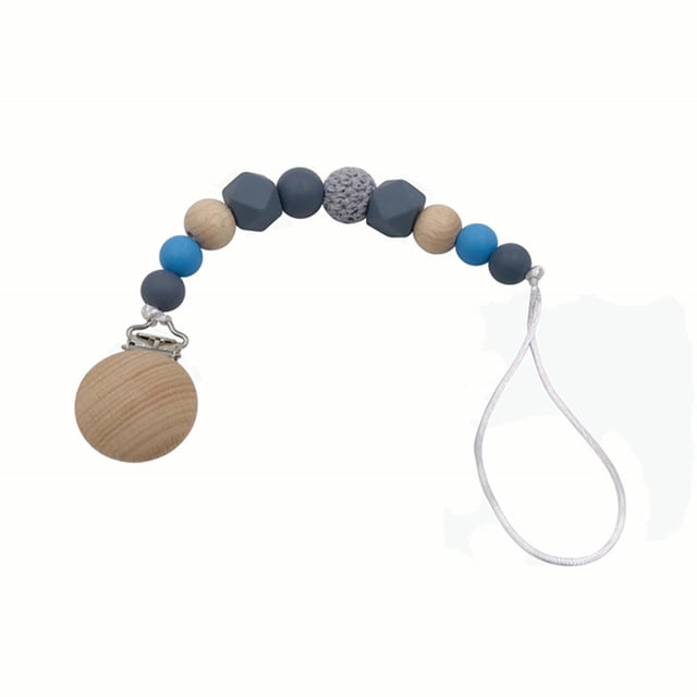 Cadena de silicona para chupete de bebé, molares para bebé, juguetes anticadena, productos maternales e infantiles