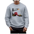 thumbnail image 4 of LIIPEE Halloween Graphic Sweatshirts For Men Long Sleeve Crew Neck Pullover Male Fall Winter Comfortable Versatile Sweatshirt,XL, 4 of 6