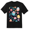 thumbnail image 2 of Plus Size Shirt for Women Black Tops for Women Oversized Short Sleeves Shirt for Women Easter 199 T Shirt Crewneck Shirt for Women L, 2 of 5