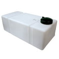 thumbnail image 1 of Norwesco 25 Gallon Rectangular Flat Bottom Utility Tank for Lawn Care, White, 1 of 12