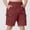 Red, variant on Pretxorve Kids Boys Cargo Shorts Summer Solid Elastic Waist Loose with Side Pockets Casual Bottoms Sizes 5‑15Y