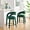 Green Black, variant on Modway Pinnacle Performance Velvet Counter Stool Set of Two in Green Black