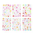 thumbnail image 1 of MasteelfCA 12 Feuilles de Gemmes pour le Visage Autocollantes avec Strass pour Femmes Filles, 1 of 7