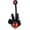 02-Black-Grab the eyeball, variant on Butterfly Belly Button Rings for Women 925 Sterling Silver Skull Belly Button Ring Red Curved Barbell Piercing Jewelry Gifts for Birthday New Year