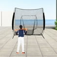 thumbnail image 6 of Black Pro Baseball Softball Hitting Pitching Net Baseball Backstop Practice Net, 6 of 16