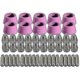 thumbnail image 1 of Plasma Cutter Consumables Kit for AG-60, SG-55, Cut-60, Lgk-60 Plasma Cutters 50pcs Nozzle & Electrode Set, 1 of 5