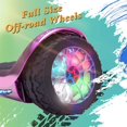 thumbnail image 4 of HOVERSTAR All-New HS2.0 Hoverboard All-Terrain Two-Wheel Self Balancing Flash Wheel Electric Scooter with Wireless Bluetooth Speaker (Chrome Green), 4 of 5