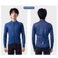 thumbnail image 3 of INBIKE - Maillot de ciclismo de manga larga para hombre, de forro polar de invierno, térmico, para ciclismo de carretera, con cremallera completa y 3 bolsillos, para MTB, 3 of 5