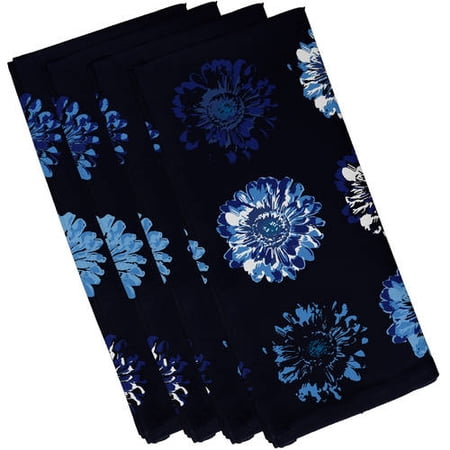 Simply Daisy 19  x 19  Gypsy Floral 2 Floral Print Napkins  Set of 4