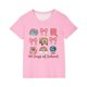 thumbnail image 2 of Fiudx Camiseta para Niños, Tela Suave y Fresca, Blusa Cómoda de Cuello Redondo, Camisa Elegante de Manga Corta, Ropa Informal de Diario, Moda para Niños y Niñas, Regalo Escolar Perfecto., 2 of 6
