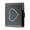 Black, variant on Fashion Blue Heart Decal Metal Cigarette Case 84 mm 3.34 inch Extra Large 20pcs Capacity,RFID Blocking Credit Card Wallet (Rose)
