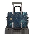 thumbnail image 2 of FORMRS 16" Laptop Bag Carrying Sleeve Case with Handle Travel Shoulder Briefcase, Dark Star Map, 2 of 8
