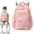 thumbnail image 2 of Multi-Pocket Casual Backpack, Large Capacity Travel Daypack, Fashion Utility Rucksack, Adjustable Strap Carry Backpack, Water Resistant Knapsack, Accessory Pouch Included Backpack, 2 of 7
