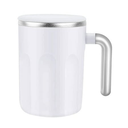 

Self Stirring Coffee Mug Hot Cocoa Self Mixing Cup No Battery No Spoon Needed Smart Drink Mixer 12Oz White