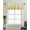 Color 2, variant on Rdsfhsp Summer Yellow Daisy Kitchen Valance, Bee Watercolor Floral Window Valances Short Curtains Window Treatment Rod Pocket Drapes for Bedroom Living Room Bathroom 54x18in