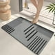 thumbnail image 4 of Tapete de baño Diatomite - Esterilla absorbente antideslizante para secar los pies, poliéster gris, 4 of 6